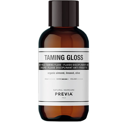 Приборкуючий незмивний блиск - Previa Almond &amp; Linseed Oil Taming Leave-in Gloss