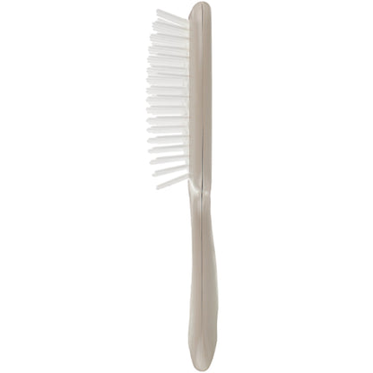 Расческа для волос серая с белыми - Janeke Superbrush Small Gray&amp;White