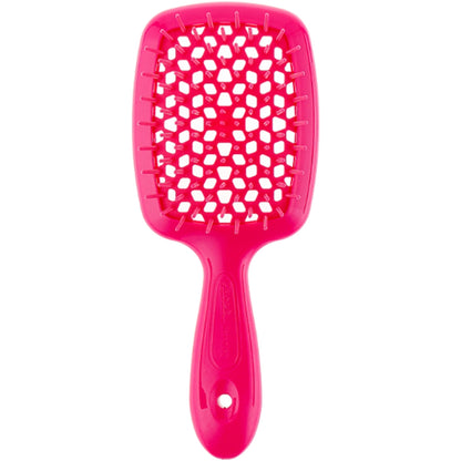 Расческа для волос неоновая розовая - Janeke Superbrush Small Neon Pink