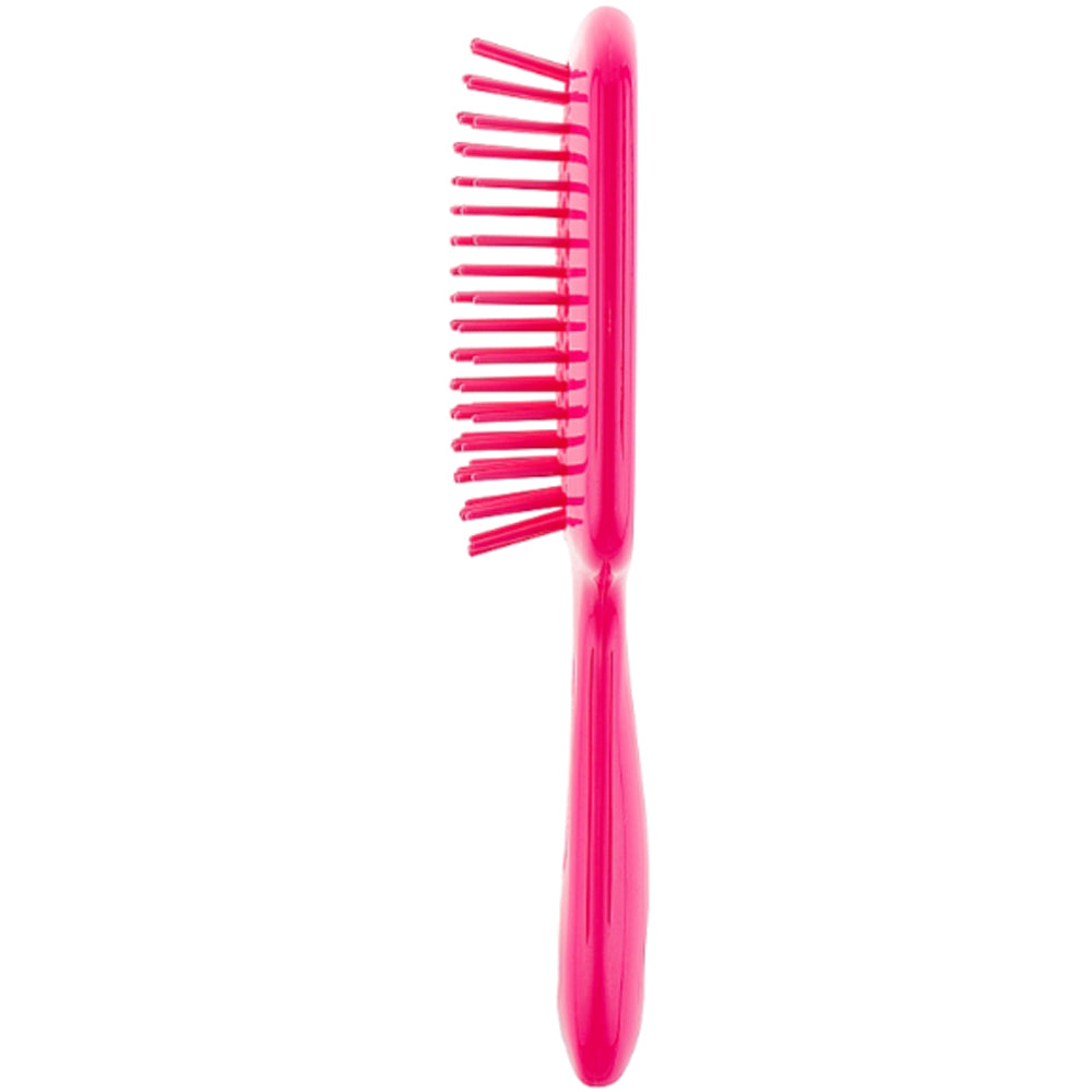 Расческа для волос неоновая розовая - Janeke Superbrush Small Neon Pink