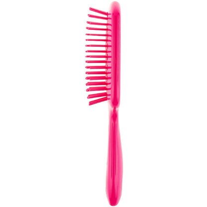 Расческа для волос неоновая розовая - Janeke Superbrush Small Neon Pink