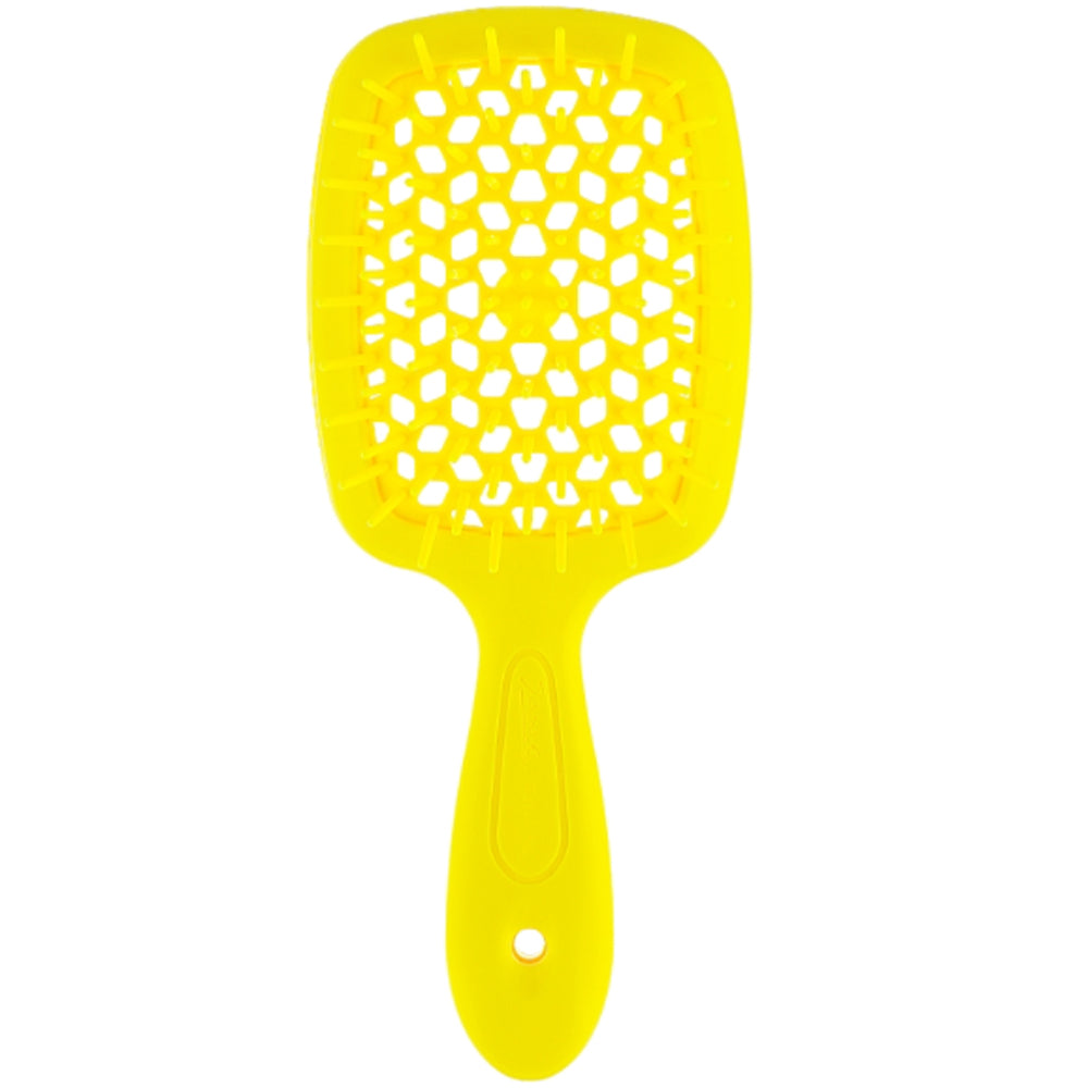 Расческа для волос неоновая желтая - Janeke Small Superbrush Neon Yellow