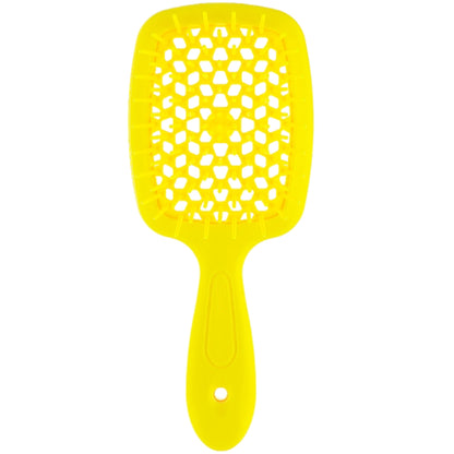 Расческа для волос неоновая желтая - Janeke Small Superbrush Neon Yellow