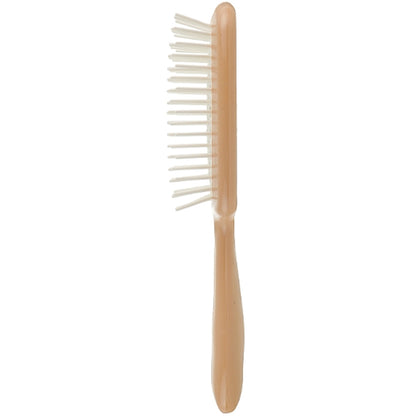 Расческа для волос персиковая с белыми - Janeke Superbrush Small Peach&amp;White