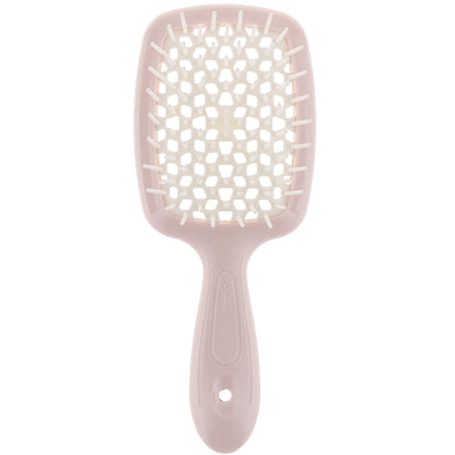 Расческа для волос розовая с белыми - Janeke Superbrush Small Pink&amp;White