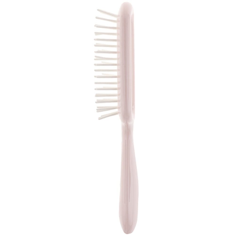Расческа для волос розовая с белыми - Janeke Superbrush Small Pink&amp;White