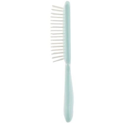 Расческа для волос синий с белыми - Janeke Superbrush Small Blue&amp;White