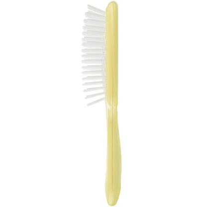 Расческа для волос желтая с белыми - Janeke Superbrush Small Yellow&amp;White