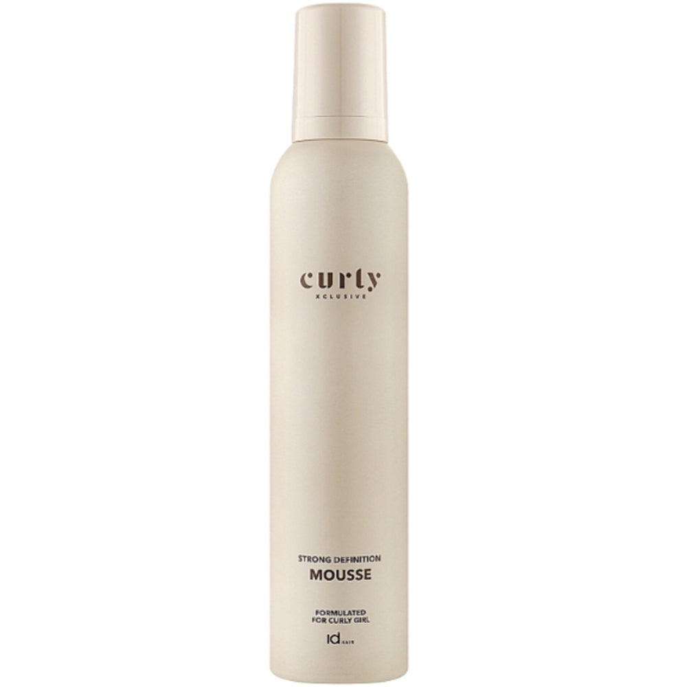 Сильний структуруючий мус волосся - idHair Curly Xclusive Strong Definition Mousse