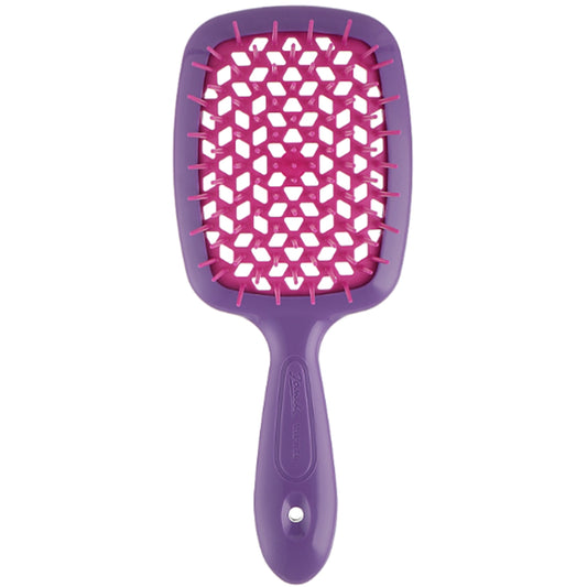 Гребінець для волосся фіолетовий з рожевим - Janeke Superbrush The Original Italian Violet&Pink