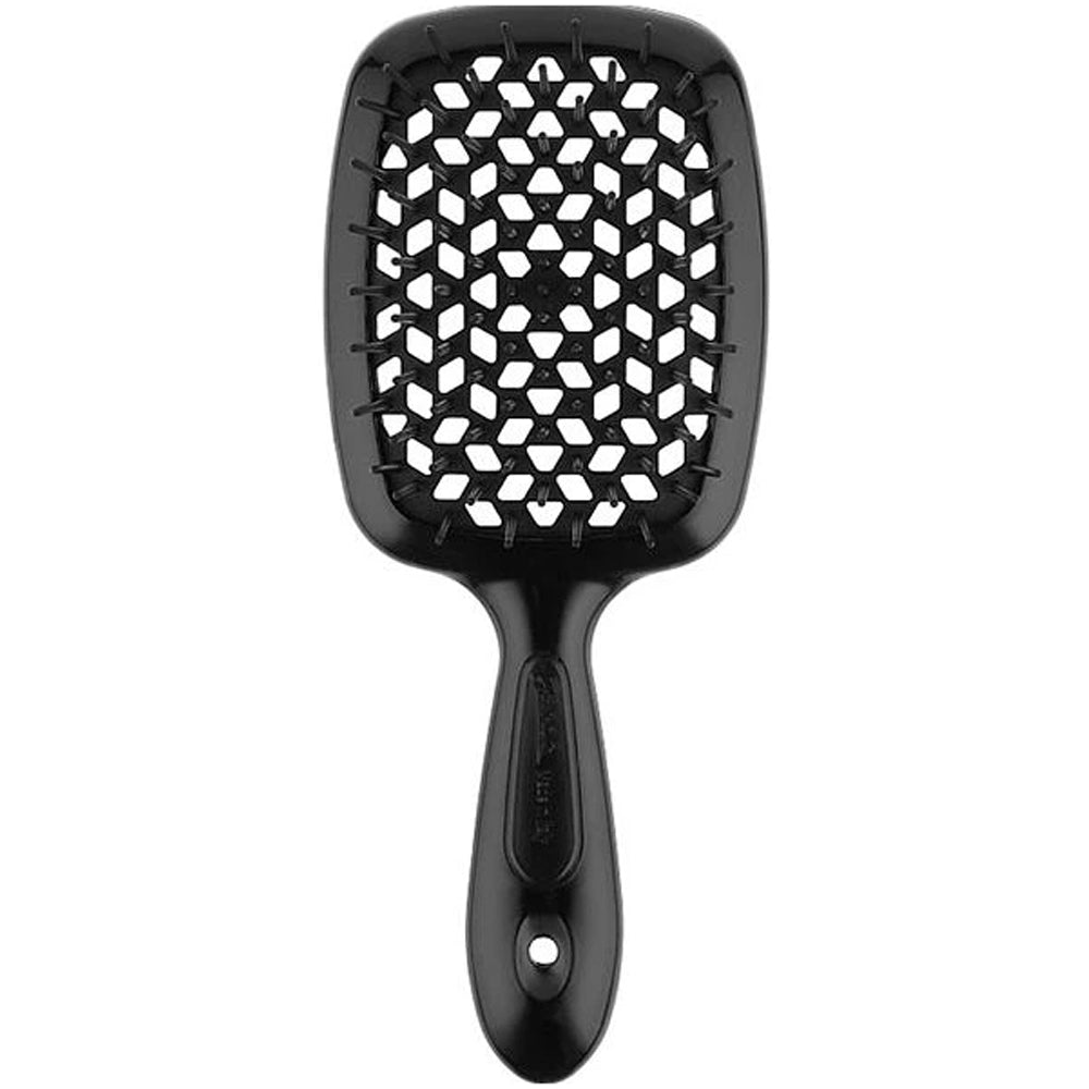 Расческа для волос черная - Janeke Superbrush The Original Italian Black