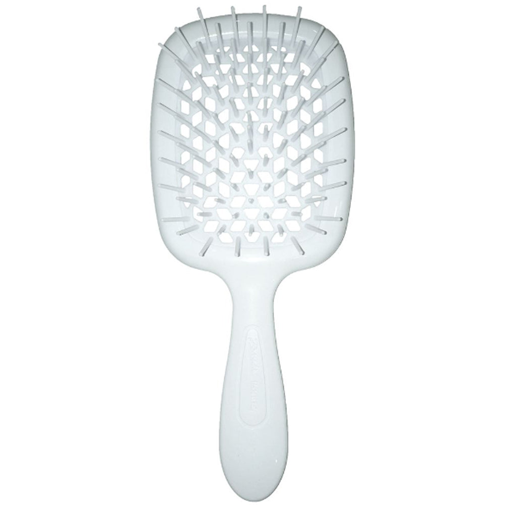 Расческа для волос белая - Janeke Superbrush The Original Italian White