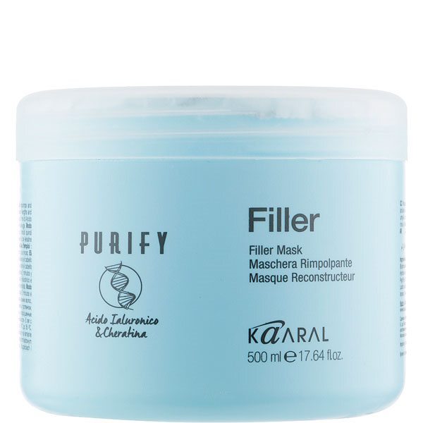 Маска-філер для волосся з кератином і гіалуроновою кислотою - Kaaral Purify Filler Mask