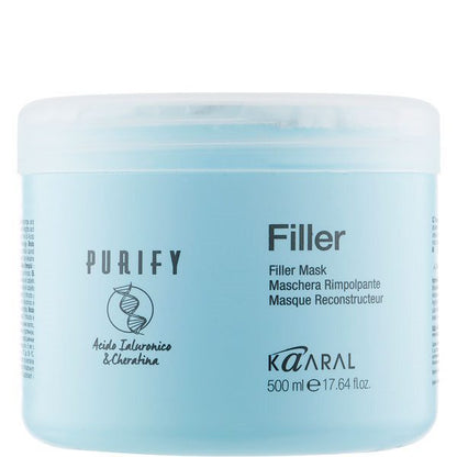 Маска-филлер для волос с кератином и гиалуроновой кислотой - Kaaral Purify Filler Mask