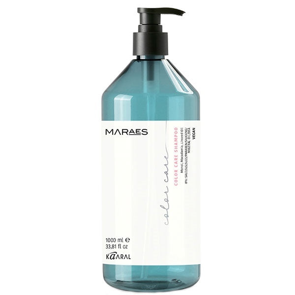 Kaaral Maraes Color Care Shampoo - Шампунь для окрашенных волос с маслом макадамии и льняным маслом.