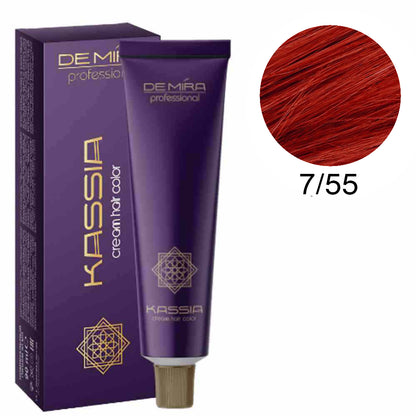 Професійна стійка крем-фарба 90 мл - DeMira Professional Kassia Cream Hair Color 90 ml