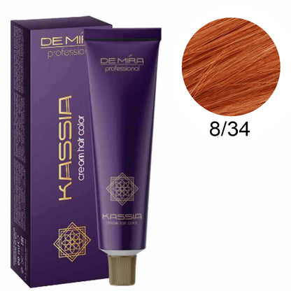 Професійна стійка крем-фарба 90 мл - DeMira Professional Kassia Cream Hair Color 90 ml