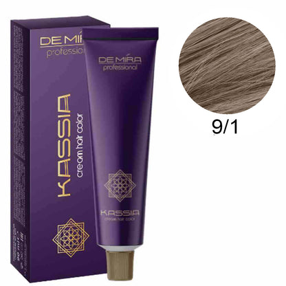 Професійна стійка крем-фарба 90 мл - DeMira Professional Kassia Cream Hair Color 90 ml