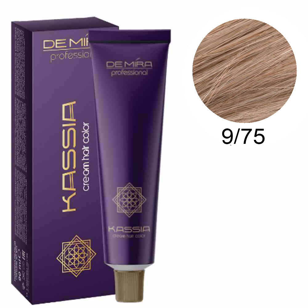 Професійна стійка крем-фарба - DeMira Professional Kassia Cream Hair Color 90ml