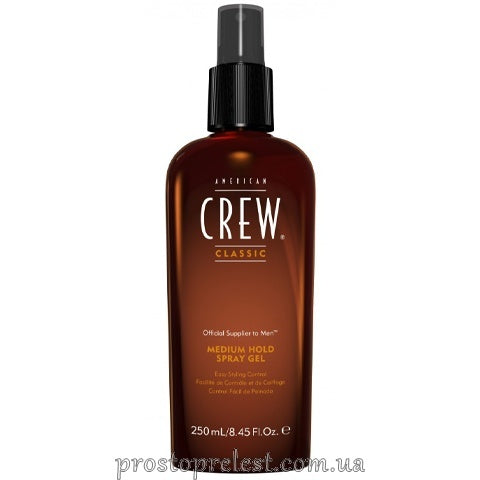 American Crew Medium Hold Spray Gel - Спрей-гель середньої фіксації
