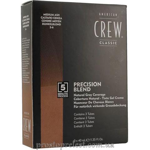 American Crew Precision Blend Medium Ash - Система маскування сивини (рівень 5-6)