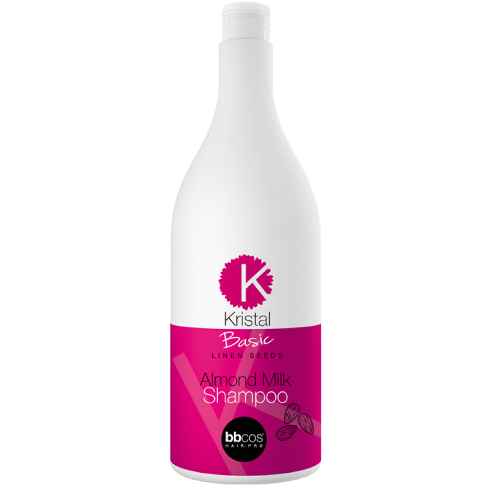 BBcos Kristal Basic Almond Milk Shampoo - Шампунь для волосся з мигдальним молочком