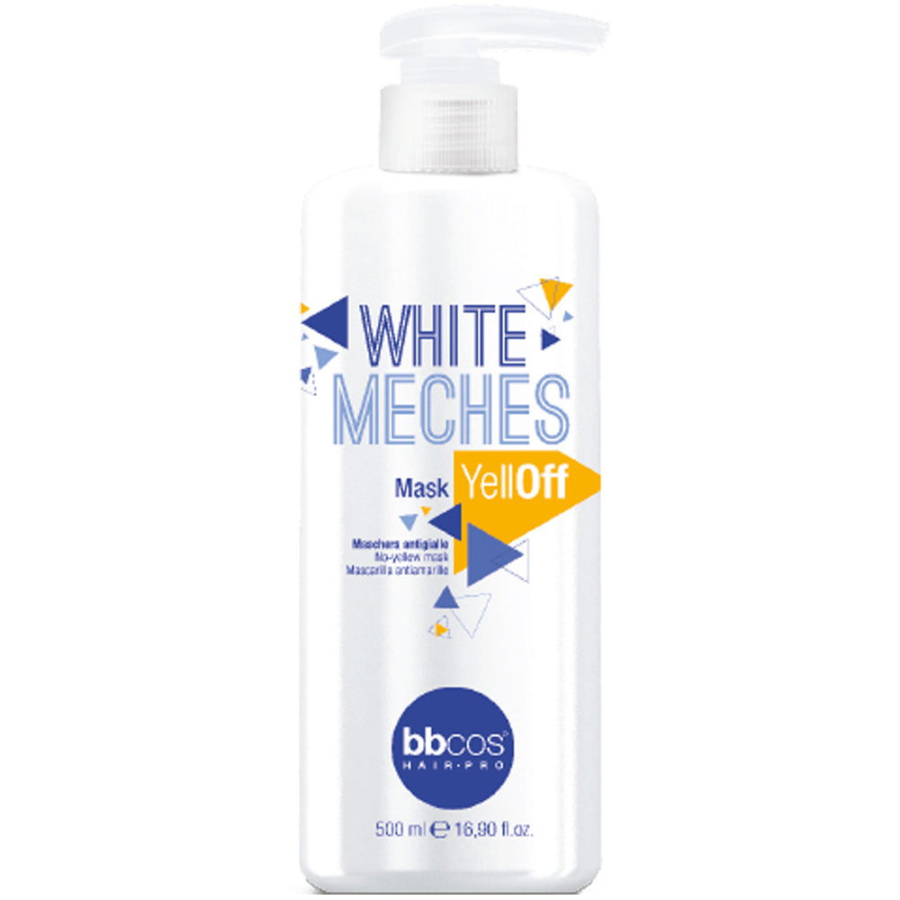 Маска для освітленого волосся - BBcos White Meches Yell-Off Mask