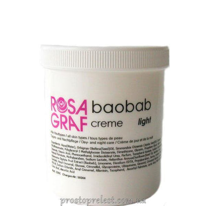 Rosa Graf Baobab Light 24h Cream - Легкий омолаживающий крем с экстрактом плодов баобаба и Q10