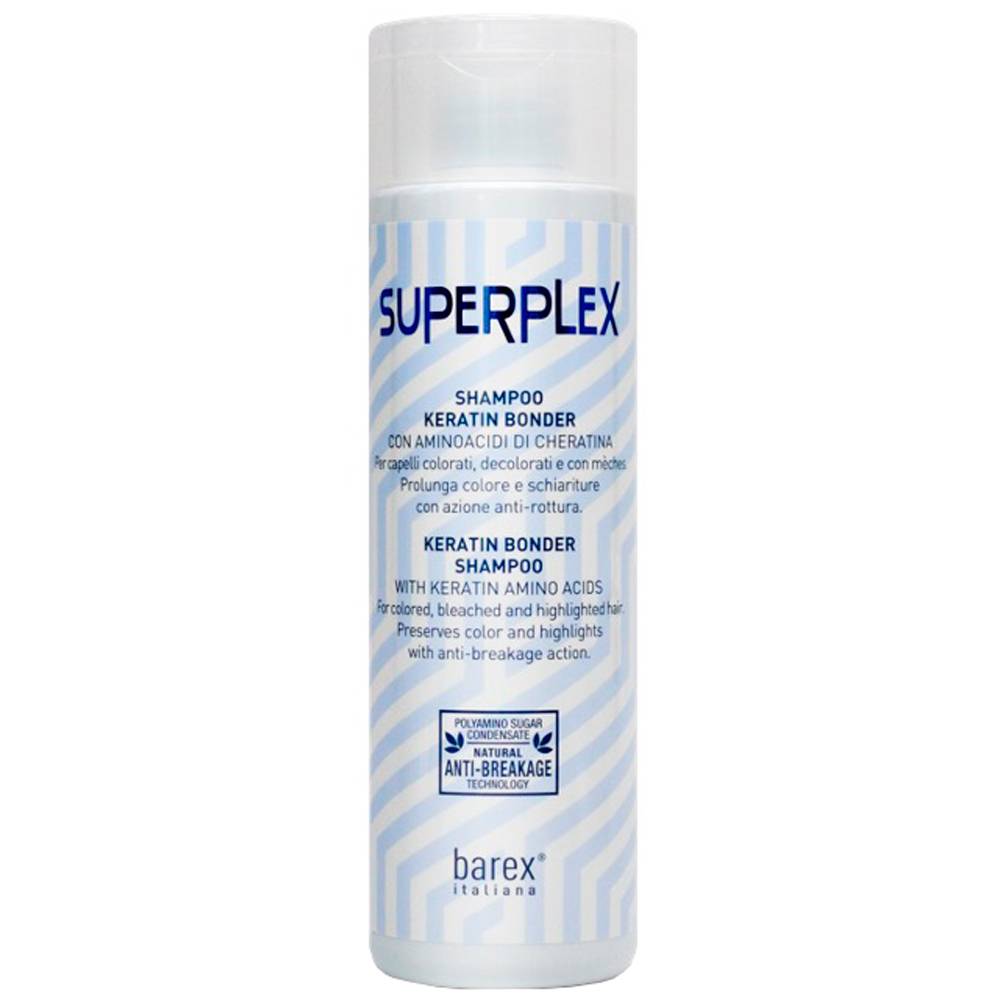 Barex Italiana Superplex Keratin Bonder Shampoo — Шампунь для пофарбованого і знебарвленого волосся
