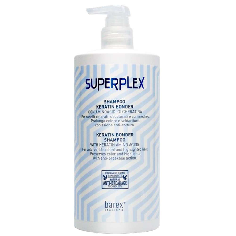 Barex Italiana Superplex Keratin Bonder Shampoo — Шампунь для пофарбованого і знебарвленого волосся