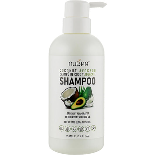 Шампунь для волосся з кокосом і авокадо - Bingo Hair Cosmetic Nuspa Coconut Avocado Shampoo