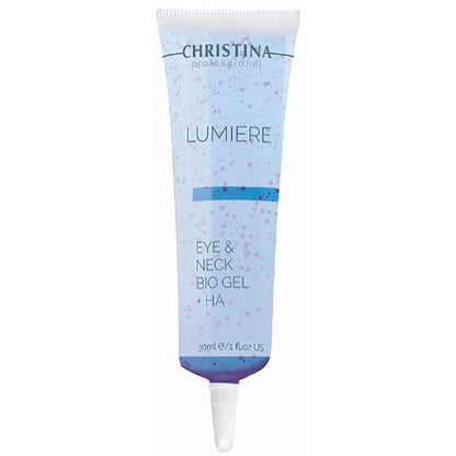 Christina Eye & Neck Bio gel + HA - Lumiere - Гель Луміре з гіалуроновою кислотою для шкіри навколо очей і шиї