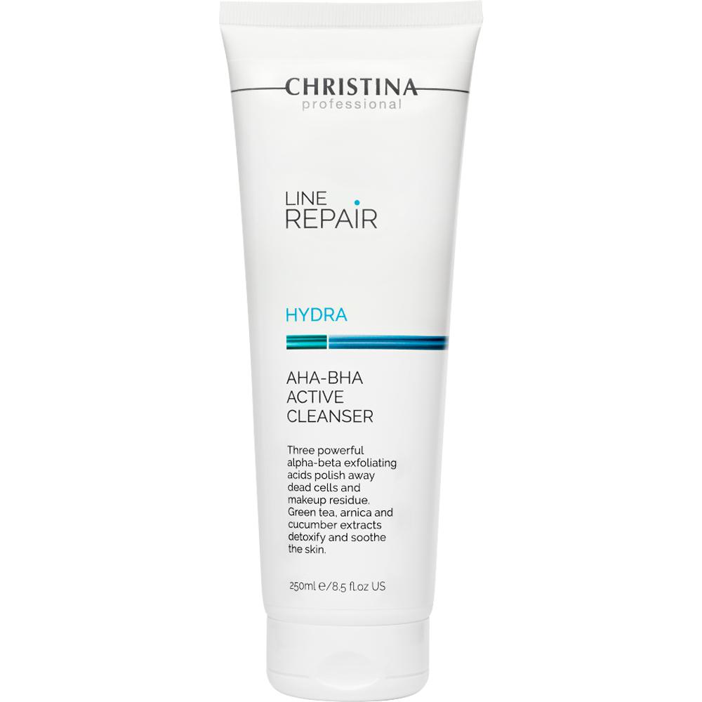 Очищувач для обличчя з АНА-ВНА кислотами - Christina Line Repair Hydra AHA-BHA Active Cleanser