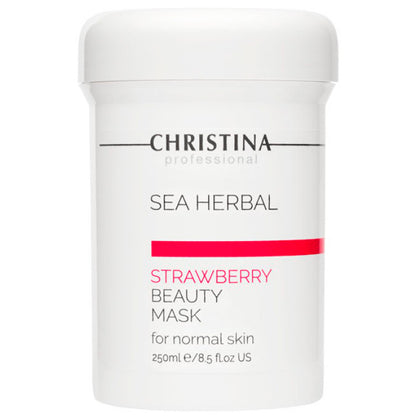 Christina Sea Herbal Beauty Mask Strawberry - Полунична маска краси для нормальної шкіри