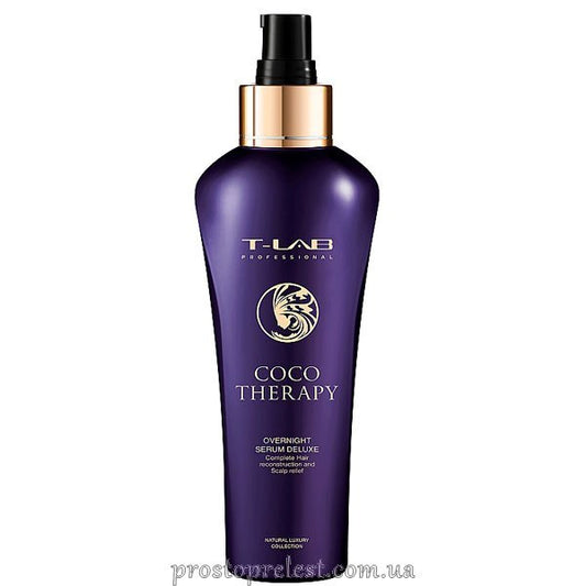 T-Lab Professional Coco Therapy Overnight Serum Deluxe - Сироватка для відновлення волосся