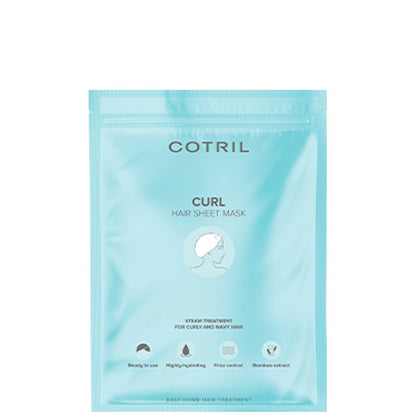 Маска-шапочка тканинна для ідеальних локонів - Cotril Curl Hair Sheet Mask