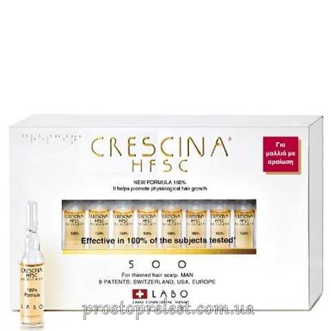 Crescina HFSC Re-Growth 500 Man - Средство для восстановления роста волос 500, формула для мужчин