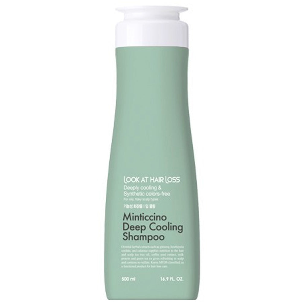 Шампунь від випадіння волосся, освіжаючий проти лупи - Daeng Gi Meo Ri Look At Hair Loss Minticcino Deep Cooling Shampoo