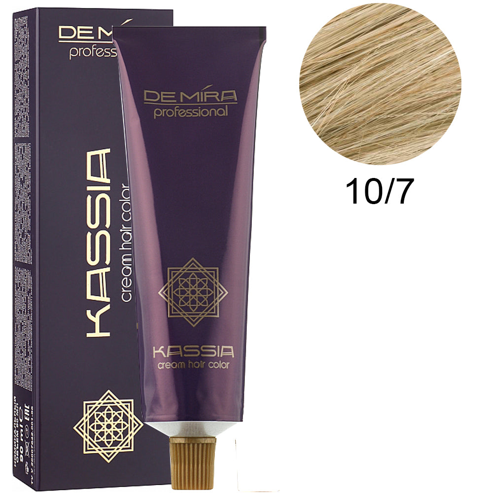 Профессиональная безаммиачная стойка крем-краска 90мл - DeMira Professional Kassia Toning Ammonia Free Cream Hair Color 90ml