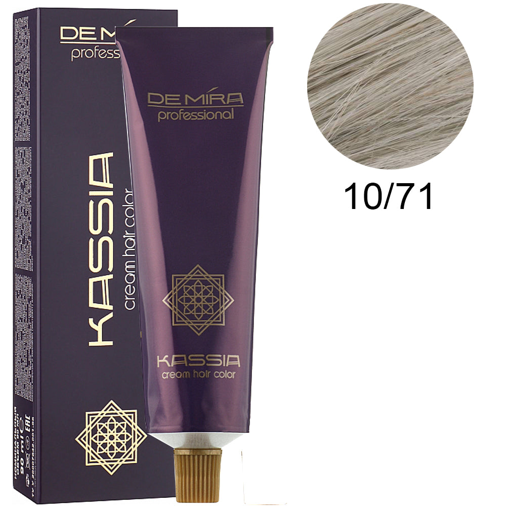 Профессиональная безаммиачная стойка крем-краска 90мл - DeMira Professional Kassia Toning Ammonia Free Cream Hair Color 90ml