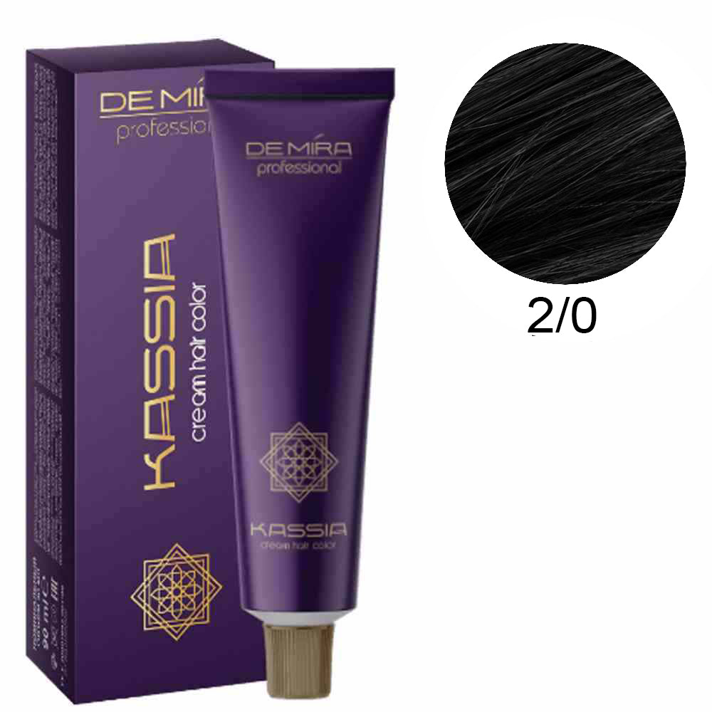 Професійна стійка крем-фарба 90мл - DeMira Professional Kassia Cream Hair Color 90ml