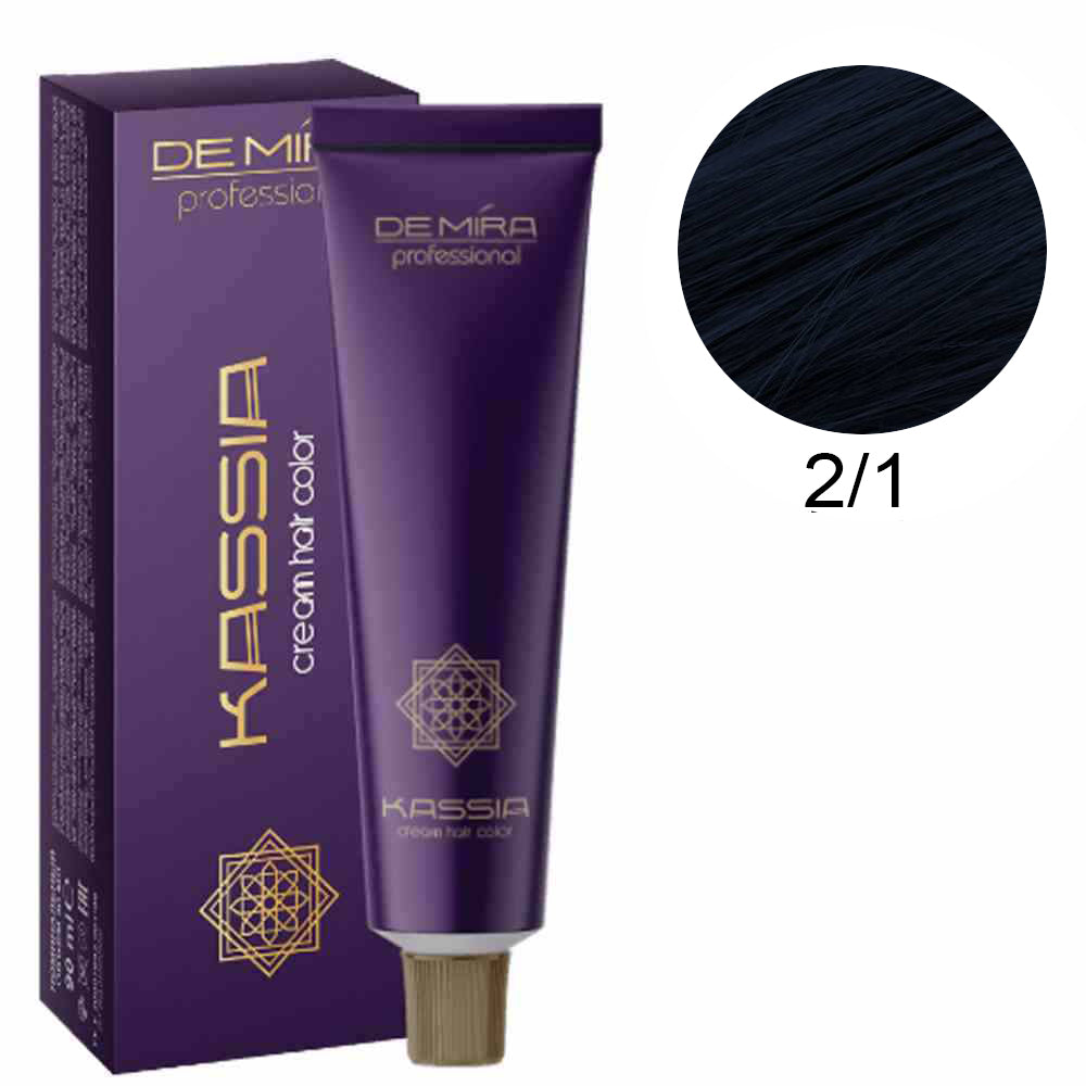 Професійна стійка крем-фарба 90мл - DeMira Professional Kassia Cream Hair Color 90ml