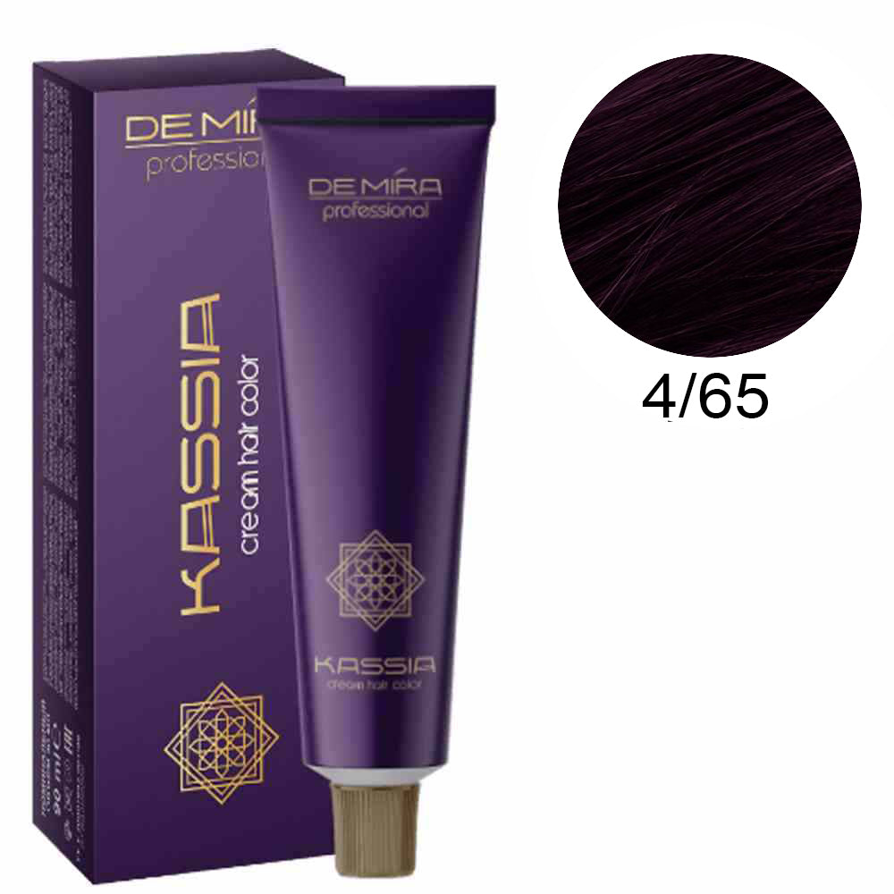 Професійна стійка крем-фарба 90мл - DeMira Professional Kassia Cream Hair Color 90ml