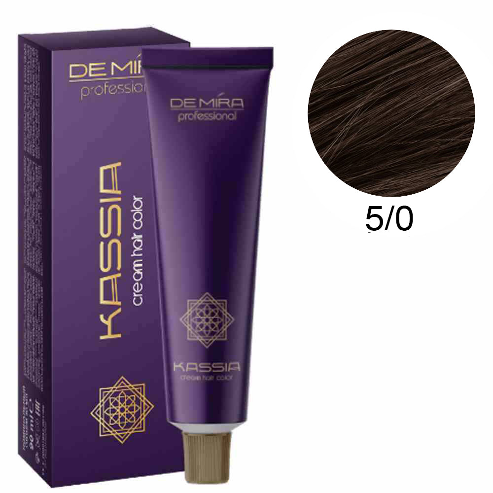 Професійна стійка крем-фарба 90мл - DeMira Professional Kassia Cream Hair Color 90ml