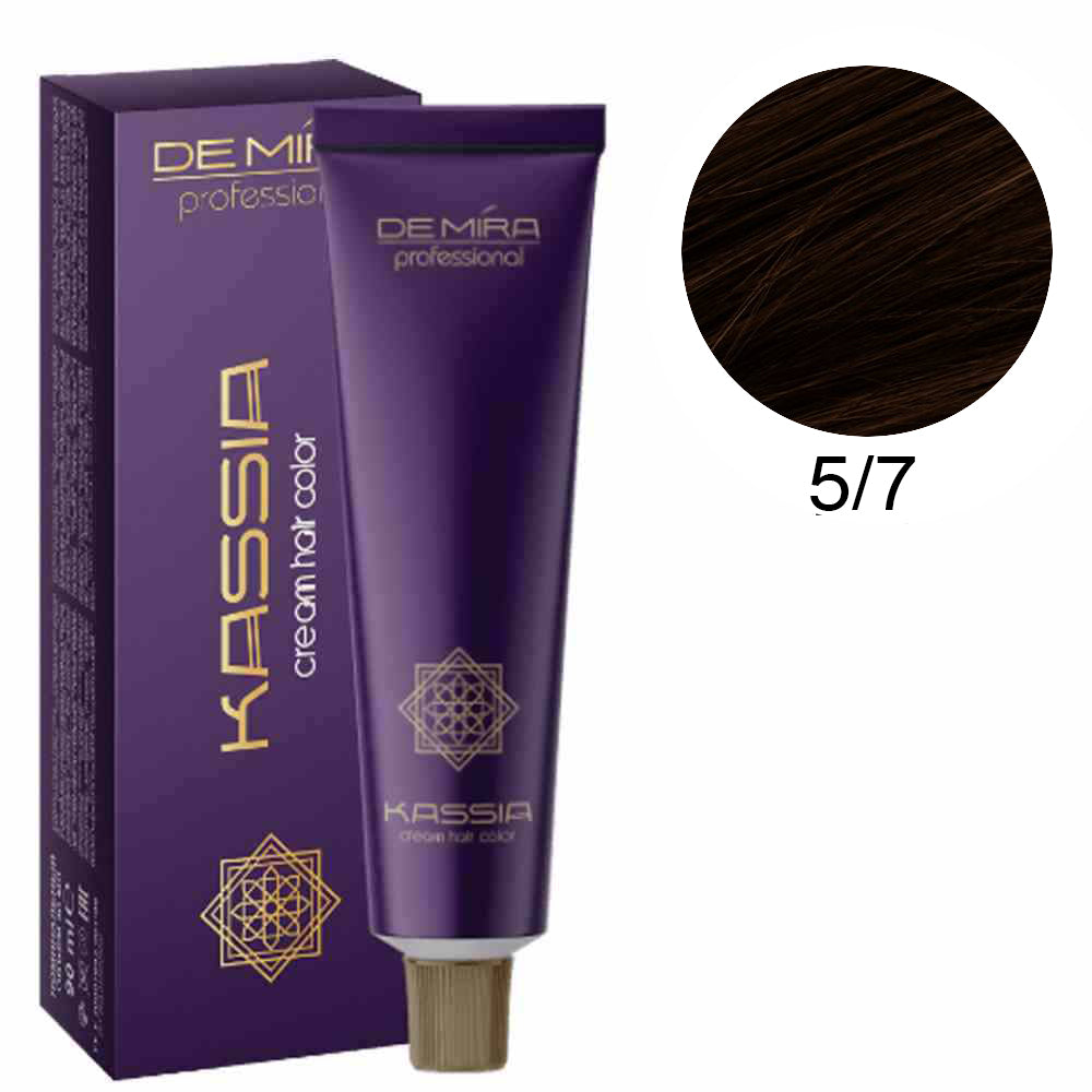 Професійна стійка крем-фарба 90мл - DeMira Professional Kassia Cream Hair Color 90ml