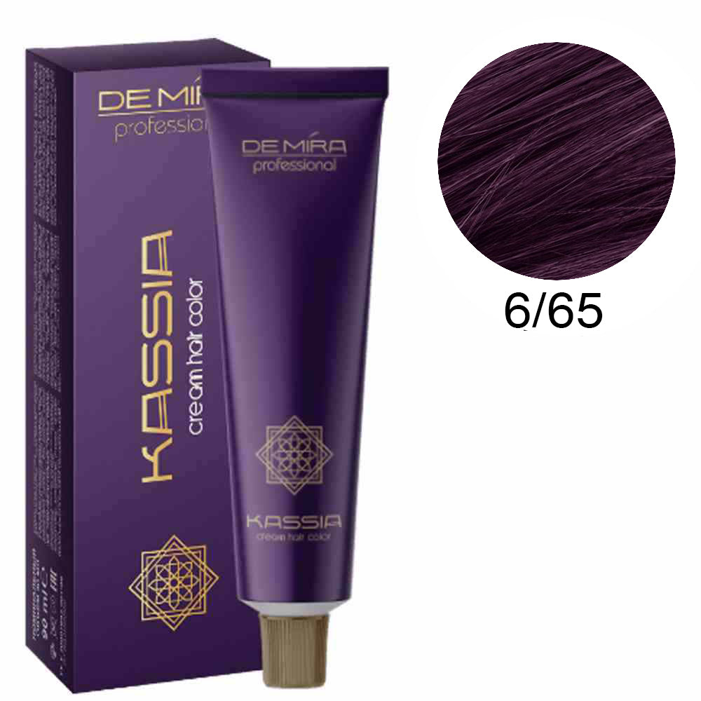 Професійна стійка крем-фарба 90мл - DeMira Professional Kassia Cream Hair Color 90ml