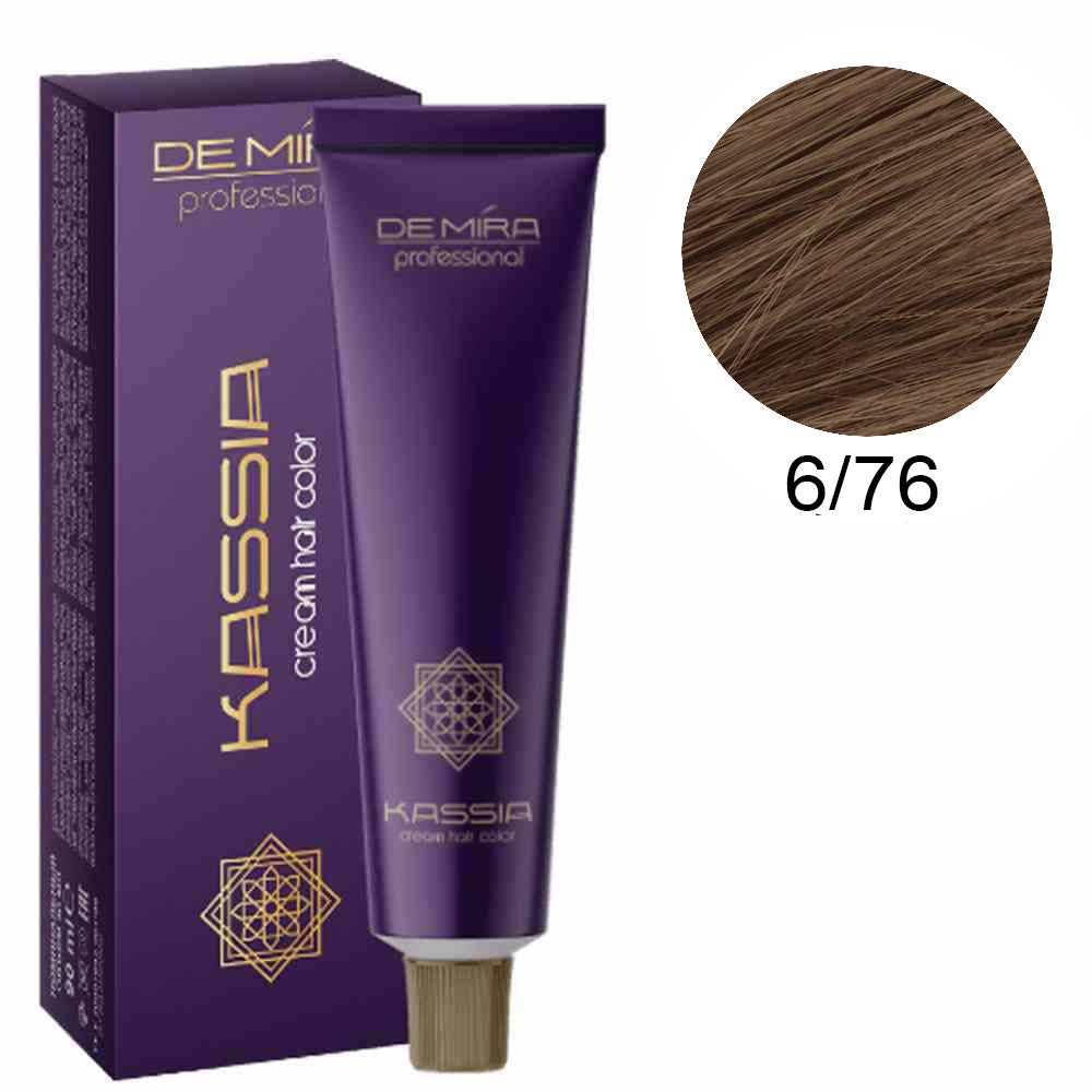 Професійна стійка крем-фарба 90мл - DeMira Professional Kassia Cream Hair Color 90ml
