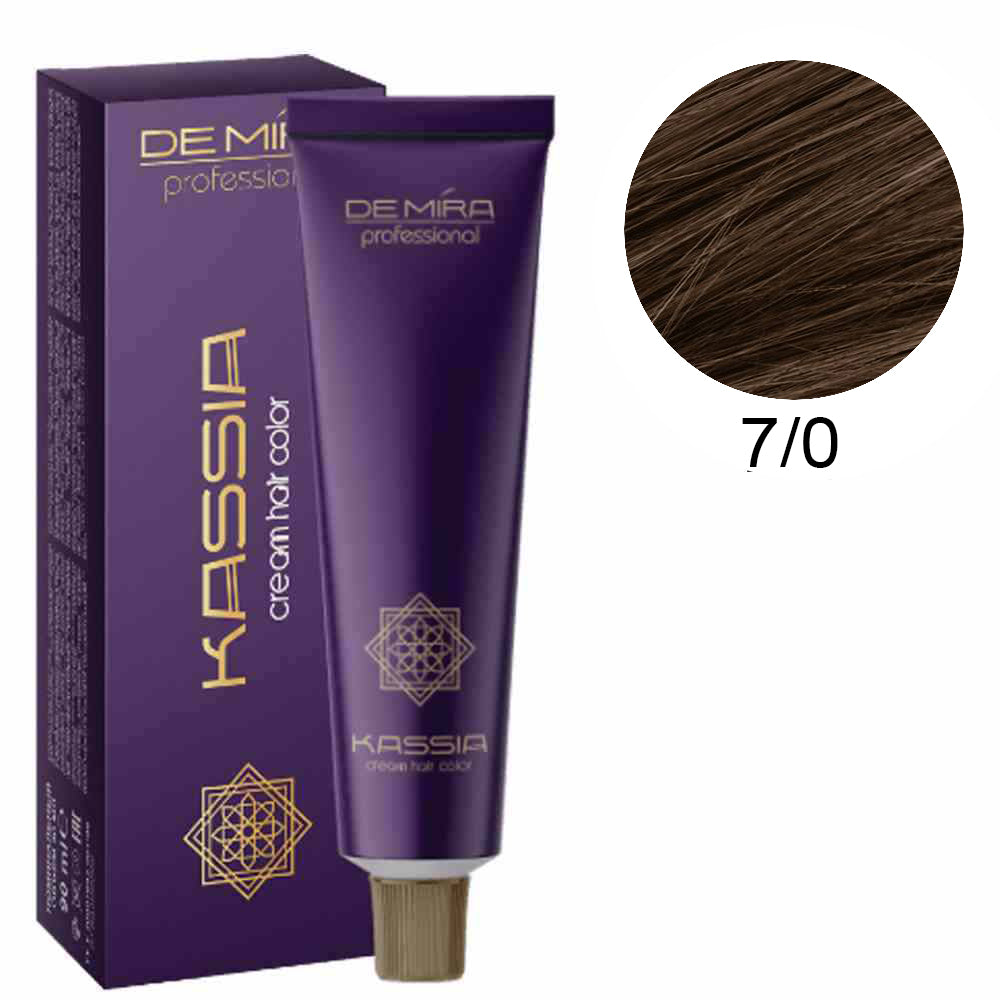 Професійна стійка крем-фарба 90мл - DeMira Professional Kassia Cream Hair Color 90ml