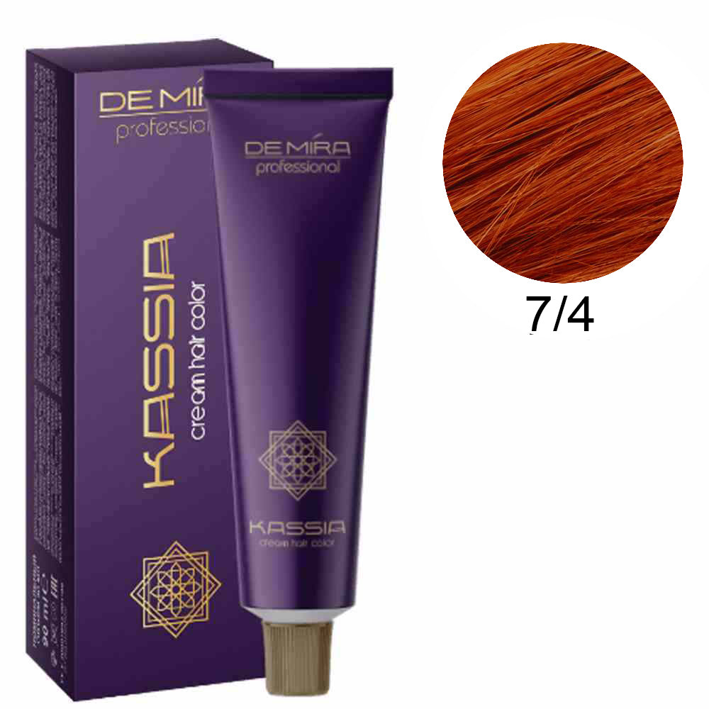 Професійна стійка крем-фарба 90мл - DeMira Professional Kassia Cream Hair Color 90ml