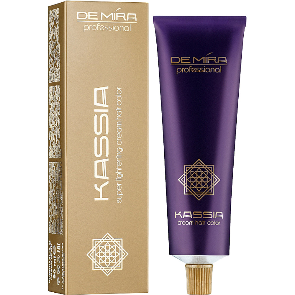 Професійна стійка крем-фарба 90мл - DeMira Professional Kassia Super Lightening Cream Hair Color 90ml
